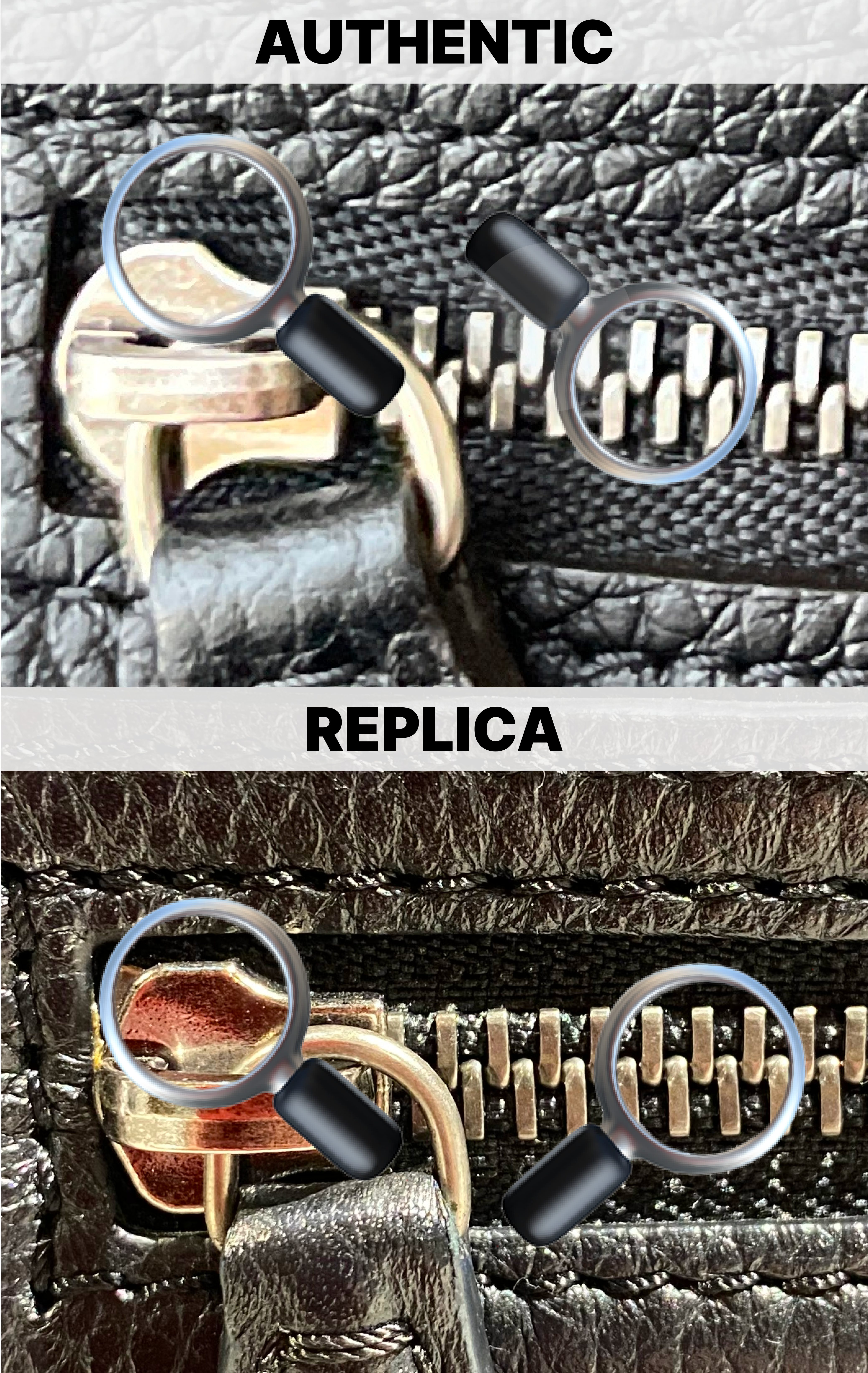 2024 Definitive Celine Luggage Bag Authentication Guide > A Deep Dive Into the Details > Front Zipper