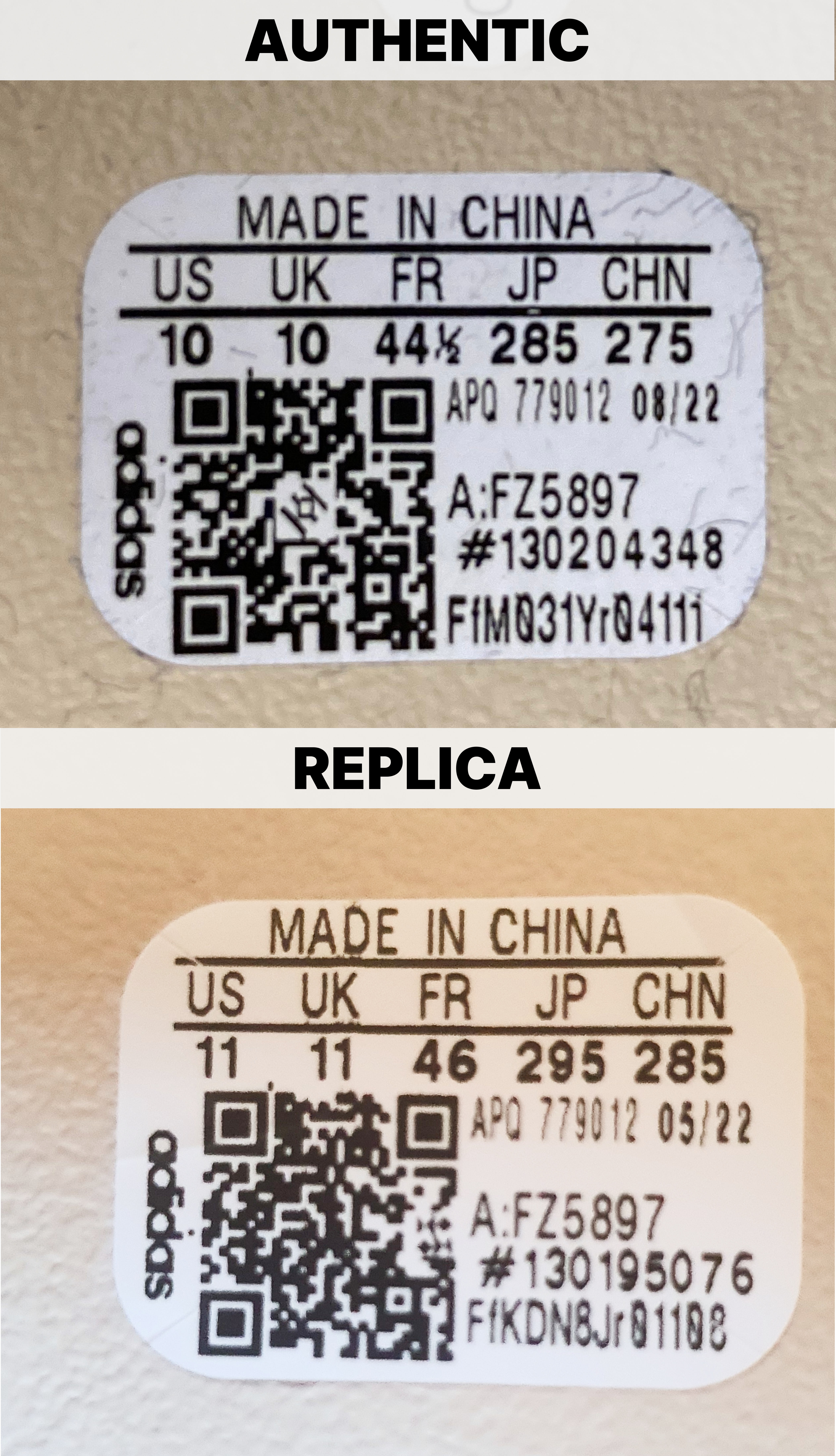 2024 Definitive Yeezy Slide Authentication Guide > QR Sticker